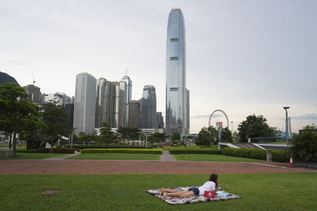 The Central waterfront in Hong Kong on 18 August 2021. Photo: Sam Tsang