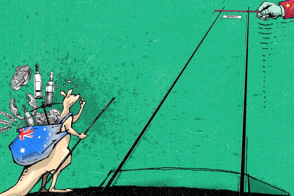 China has used a variety of trade and bureaucratic tools to bar the likes of Australian barley, beef, wine, lobsters and coal from entering its market since 2020 after Canberra called for an inquiry into the origins of the coronavirus. Illustration: Henry Wong