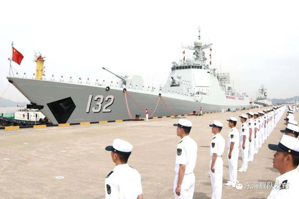 The Suzhou is part of a three-vessel PLA Navy fleet sent to the Gulf of Aden and the waters off Somalia. Photo: Handout