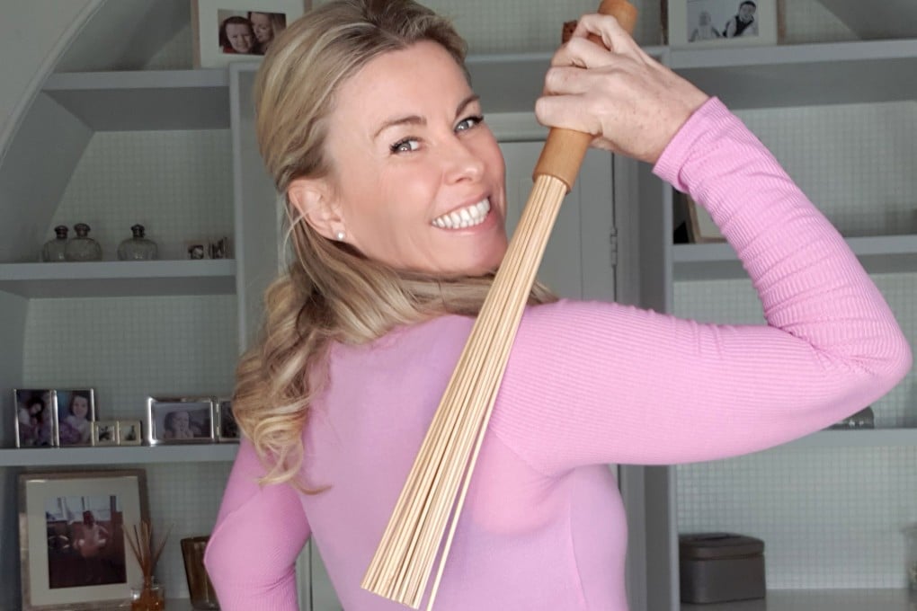 Katie Brindle, a popular TCM influencer, says there is more to traditional Chinese medicine than gua sha, like using a bamboo wand. Photo: courtesy of Katie Brindle