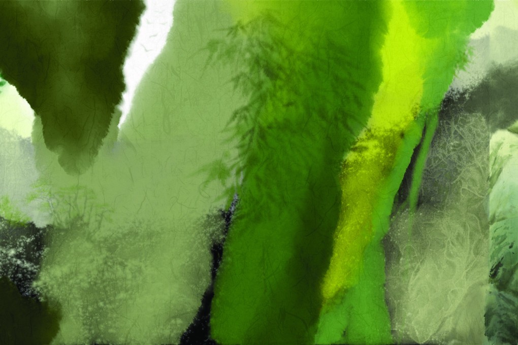 Farewell the Winter, the Spring Arrives Jiangnan (2021) by Wong Chung-yu is a digital painting and comes with the artist’s first non-fungible token. It will feature in a new exhibition. Photo: Wong Chung-yu