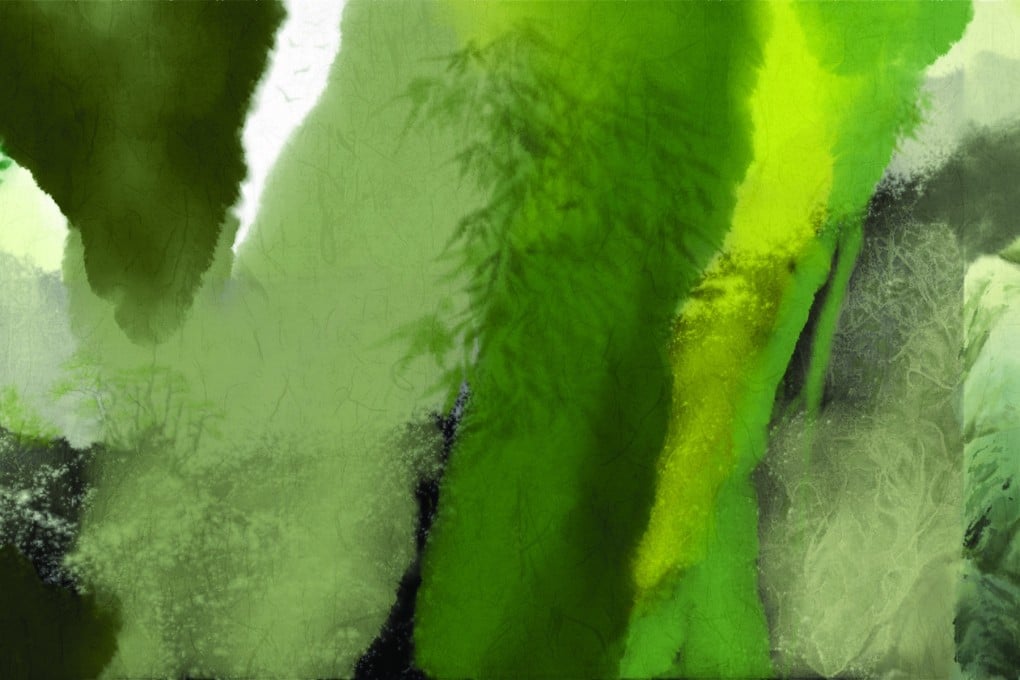 Farewell the Winter, the Spring Arrives Jiangnan (2021) by Wong Chung-yu is a digital painting and comes with the artist’s first non-fungible token. It will feature in a new exhibition. Photo: Wong Chung-yu