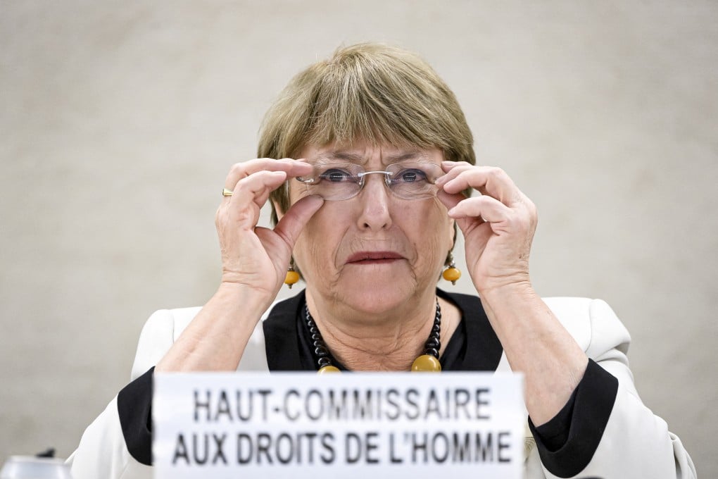 UN human rights chief Michelle Bachelet’s China trip is going ahead after years of negotiations. Photo: AFP