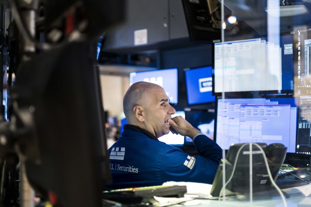 A trader works on the floor of the New York Stock Exchange on May 19. Photo: EPA-EFE