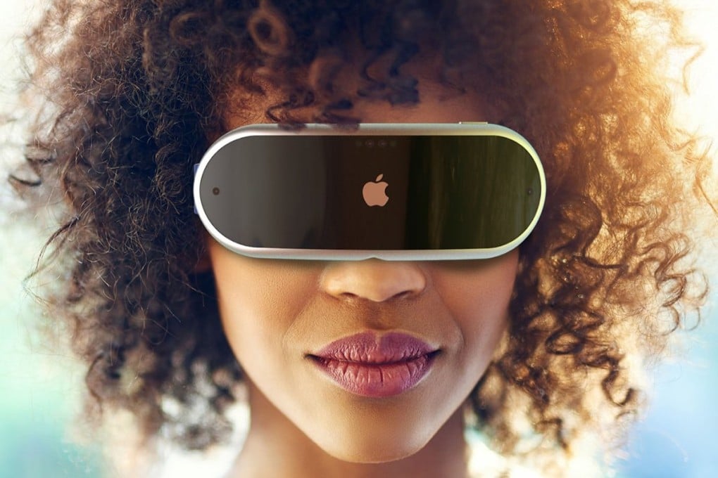 A concept design for an Apple virtual reality headset by Antonio De Rosa. Apple recently showed its headset to its board in a sign that the project is making progress. Photo: Handout