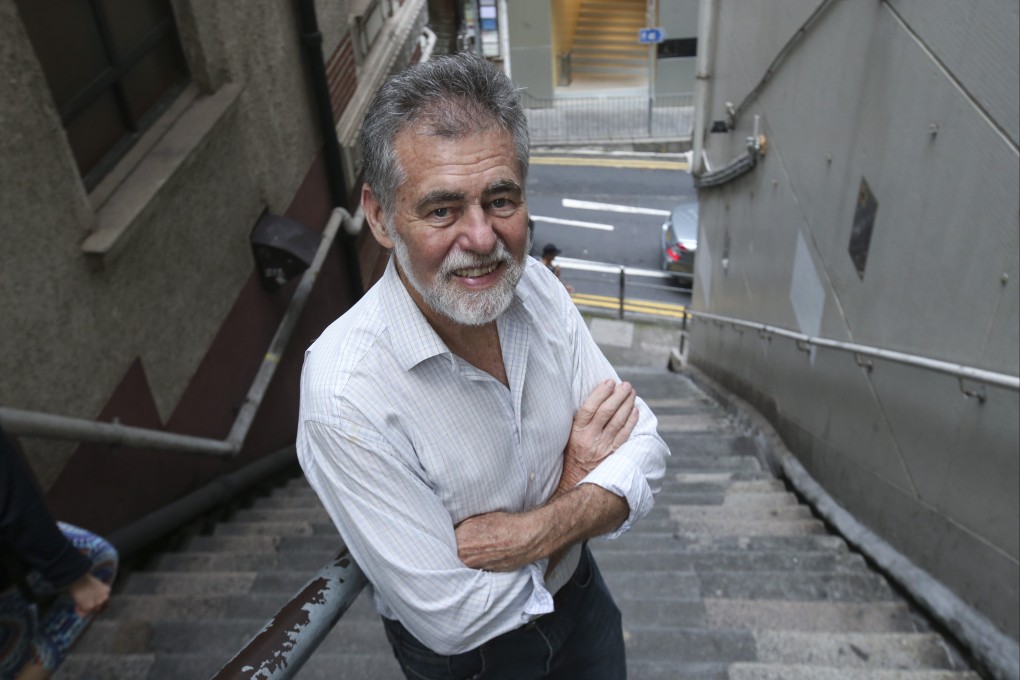 Bruce Aitken at the Foreign Correspondents’ Club in Central, Hong Kong. Photo: David Wong