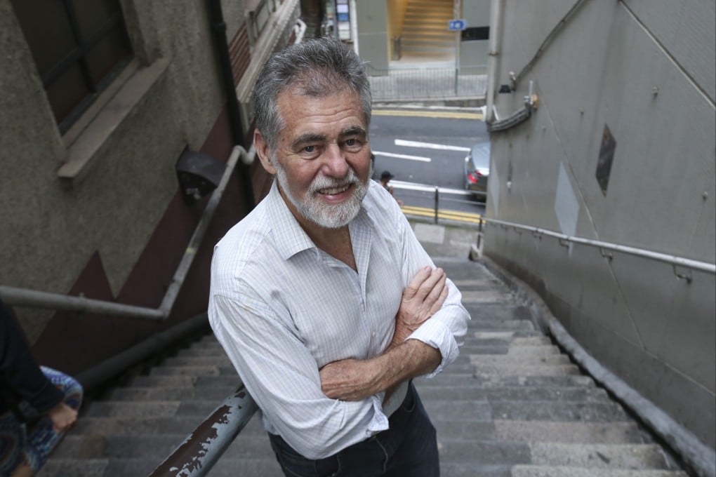 Bruce Aitken at the Foreign Correspondents’ Club in Central, Hong Kong. Photo: David Wong