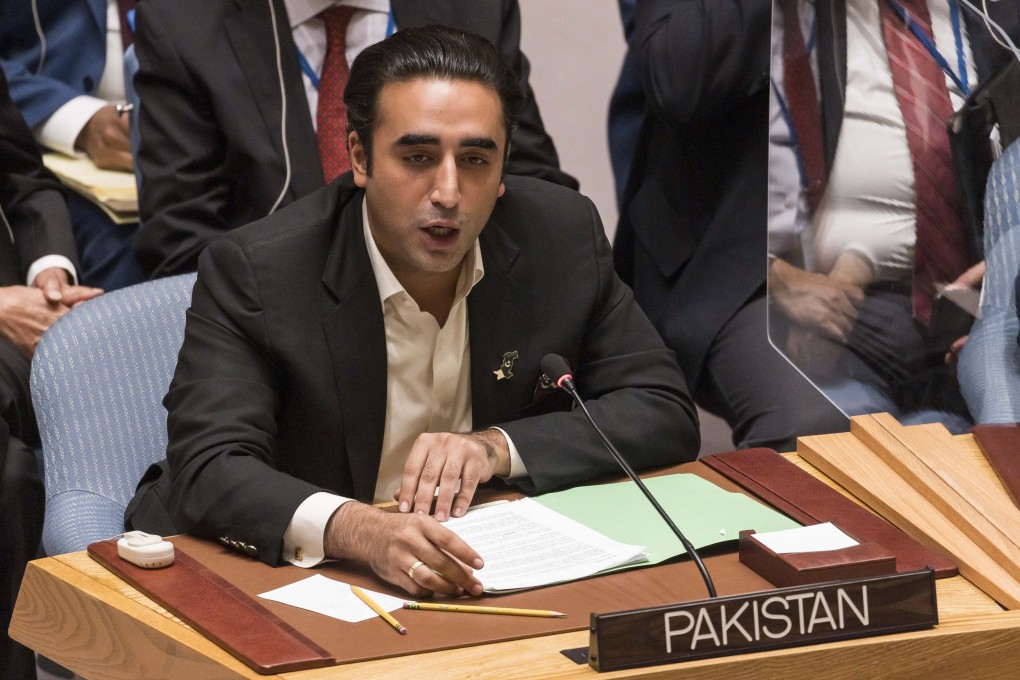 Pakistani Foreign Minister Bilawal Bhutto Zardari will arrive in China on Saturday. Photo: EPA-EFE