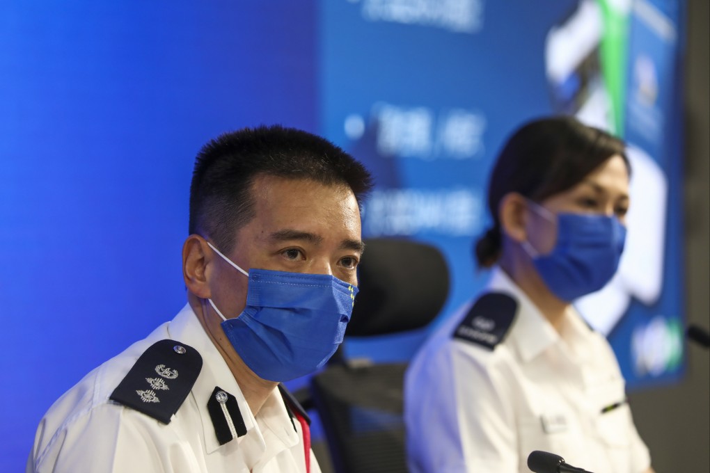 Police Chief Superintendent Au Wing-leung. Photo: Jonathan Wong