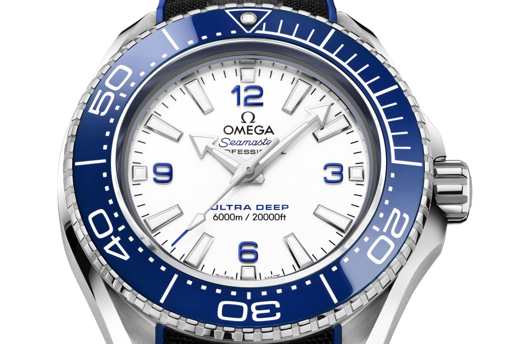 The seven watches in Omega’s new Seamaster Planet Ocean Ultra Deep     collection are made using high-performance materials and patent-pending designs.
