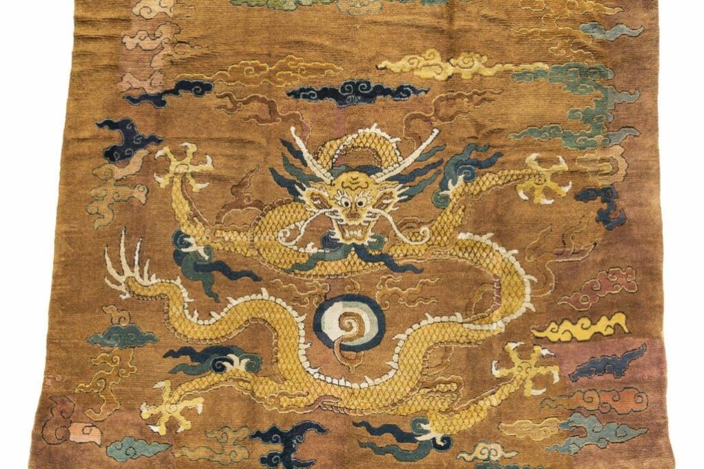 This carpet was likely used to to decorate the imperial palace during the Ming dynasty. Photo: Skinner Auctioneers