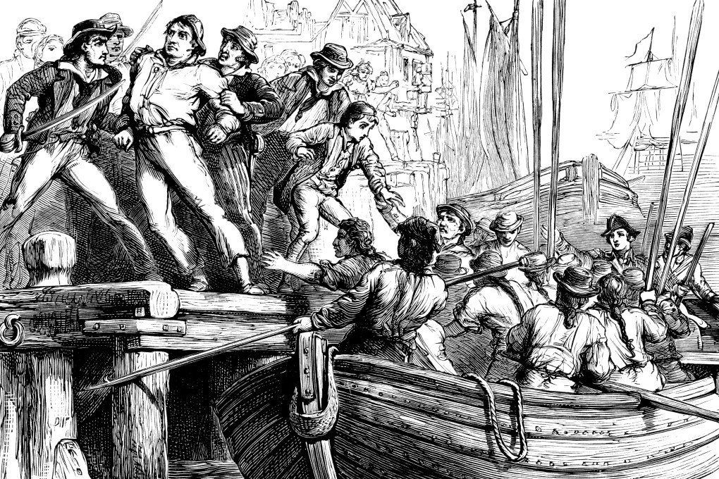 The word “Shanghaied” originated in America to describe the practice of recruiting seamen by any means possible – including kidnapping using trickery, intimidation or violence. Photo: Getty Images