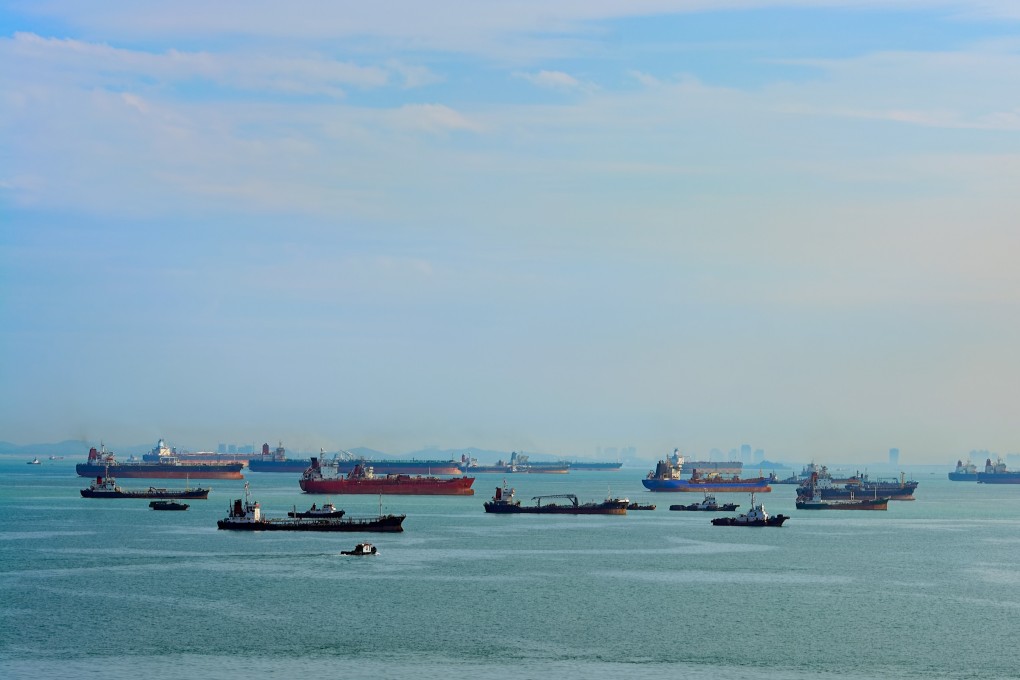 Congested traffic in the narrow passageway in the Straits of Malacca and Singapore.
Photo: Shutterstock