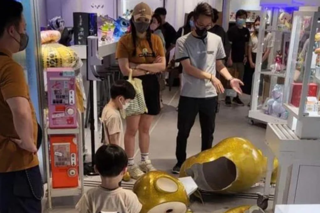 A picture of the incident was widely circulated on the internet. Photo: Handout