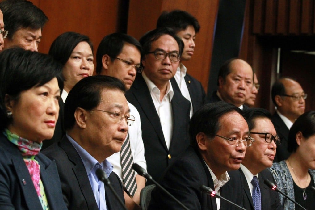 Pro-Beijing lawmakers walked out in a failed attempt to delay the vote while they waited for one of their camp to arrive. Photo: May Tse
