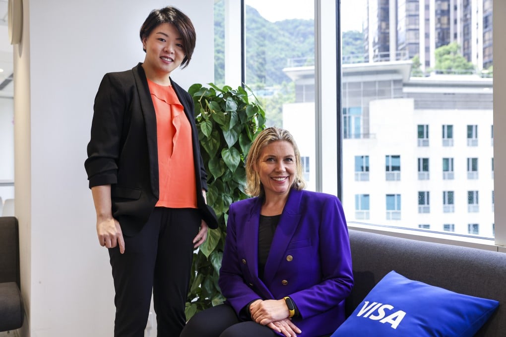 Sonia Cheng of Chung Shing Taxi and Maaike Steinebach from Visa. Photo: K. Y. Cheng