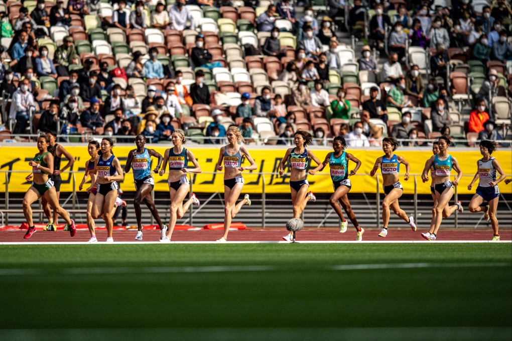 The $1.4 billion Tokyo national stadium is being viewed as the site for track and field’s world championships. Photo: AFP