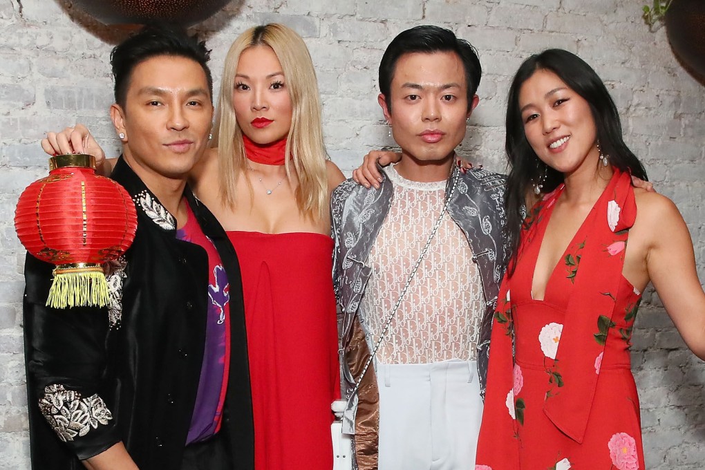 Four of the creators of digital comic series House of Slay. The five-member team has collaborated with a political committee to make a clothing line to encourage voter turnout within the Asian-American and Pacific Islander community in the US. Photo: Getty Images
