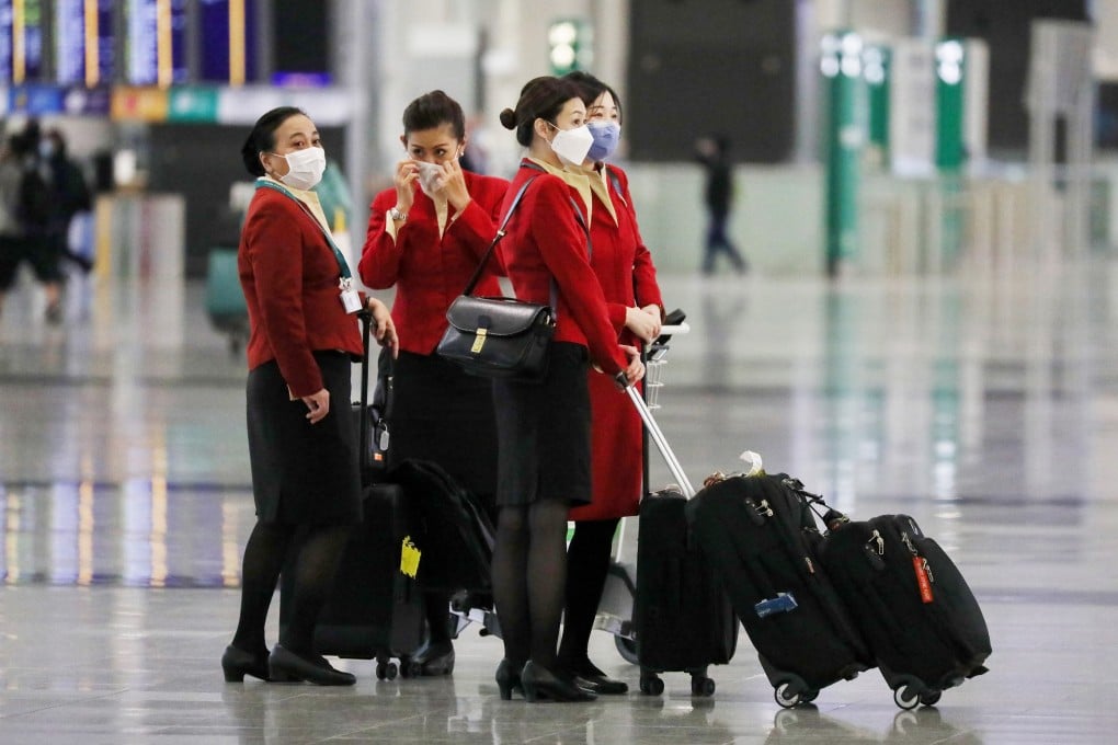 Hong Kong’s flagship carrier Cathay Pacific is set to re-hire hundreds of cabin crew ahead of a recovery of global aviation. Photo: Nora Tam