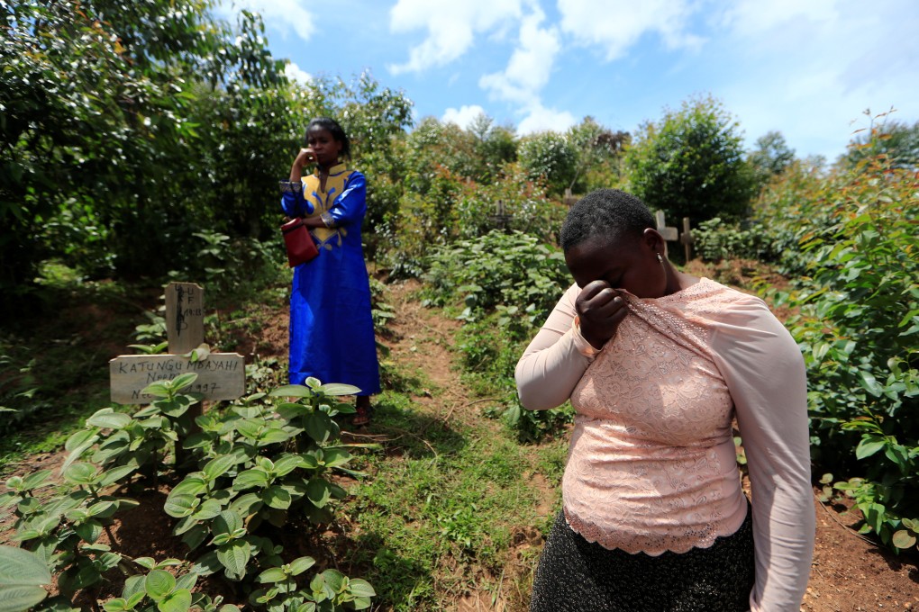 Ebola survivors in the Congo, where others were the victims of sexual abuse by WHO workers. Photo: Reuters