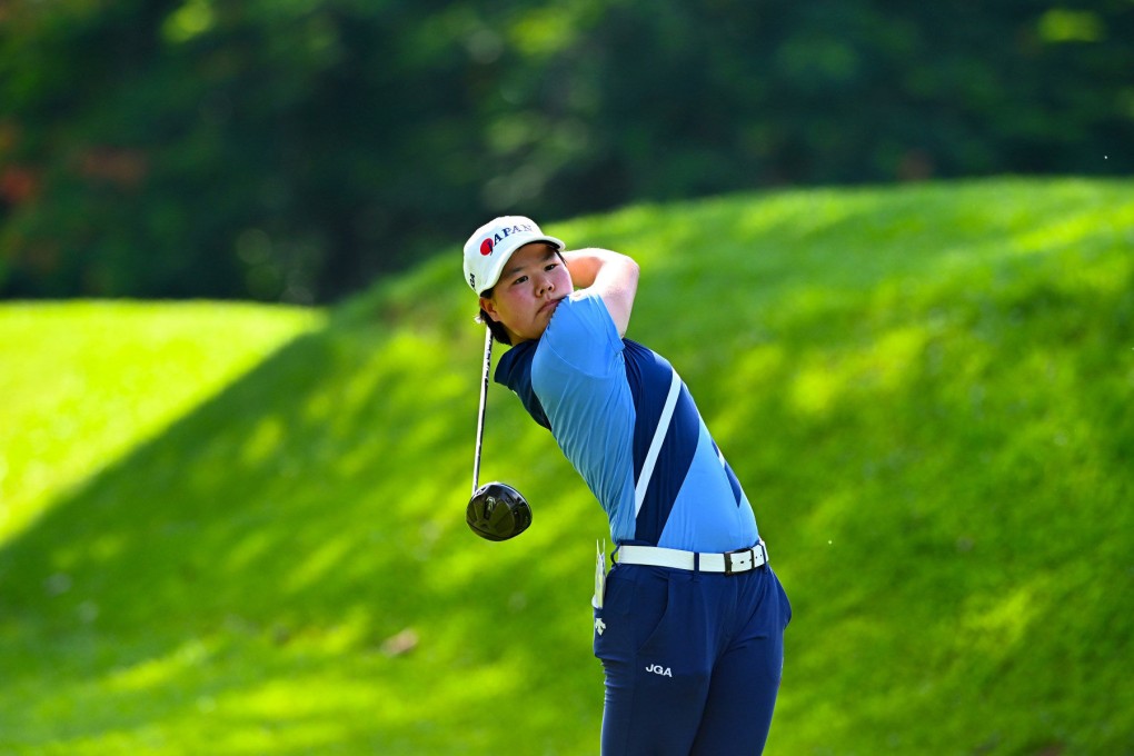 Japan’s Hashimoto Mizuki led the indivdual standings after round two at the Asia-Pacific Amateur Ladies tournament in Singapore. Photo: Queen Sirikit Cup