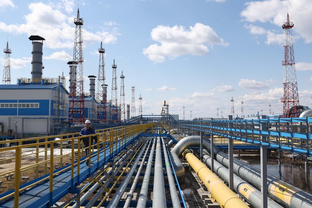 A Russian Gazprom gas treatment facility in Tatarstan that is a resource base for a pipeline. Photo: TNS