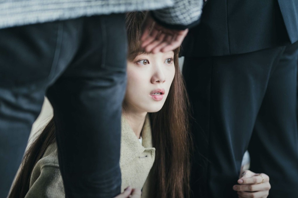 Lee Sung-kyung as overworked publicist Oh Han-byul in a still from Sh**ting Stars, an entertainment industry-set romcom.
