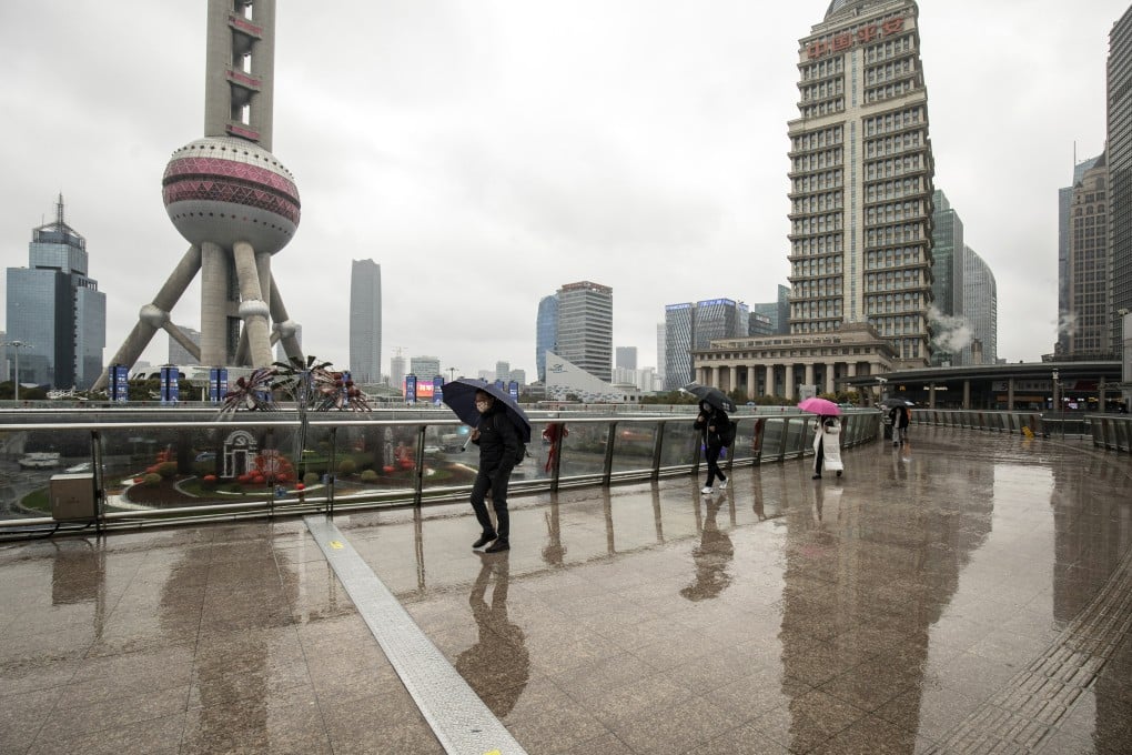 The Pudong and Lujiazui Financial District in Shanghai. The bearish calls have led traders to question whether the current bout of sell-offs in stocks has already priced in China’s most severe flare-up in the pandemic in two years and global policy tightening. Photo: Bloomberg