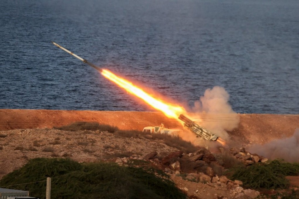 Photo of a military exercise in Iran, where there has been an accident at a weapons base. Photo: AFP