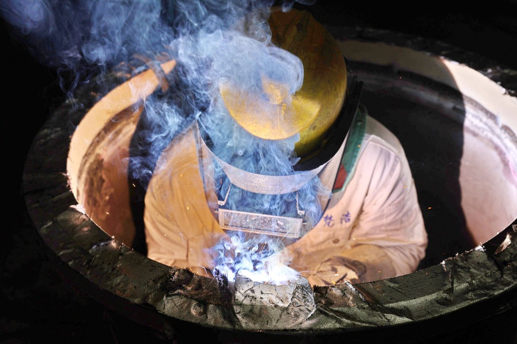 Industries have been hit hard by stringent and widespread anti-virus measures that have shut factories and clogged highways and ports. Photo: AFP