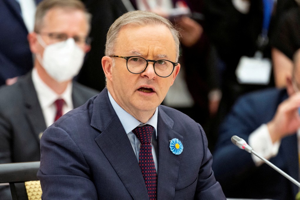 Australian Prime Minister Anthony Albanese says South Pacific nations have been “very positive” about Canberra’s “re-engagement”. Photo: Pool via Reuters