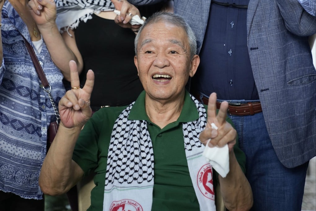 Kozo Okamoto, a member of the Japanese Red Army guerrilla group, in Beirut, Lebanon on May 30. Photo: AP