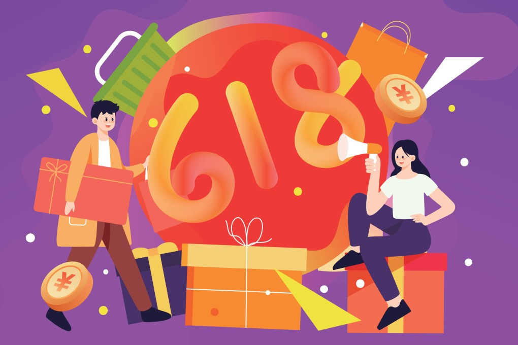 This year’s edition of China’s annual 618 shopping festival is expected to serve as a barometer to measure consumer spending nationwide amid the country’s faltering economy. Illustration: Shutterstock
