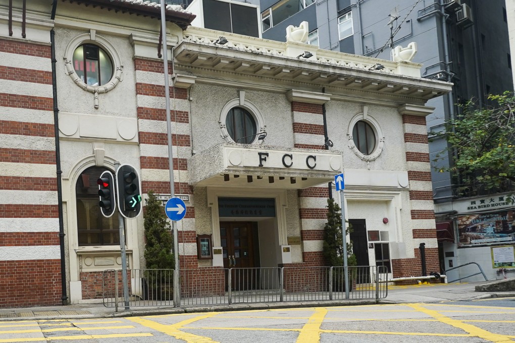 The Foreign Correspondents’ Club in Central, Hong Kong. Photo: Felix Wong