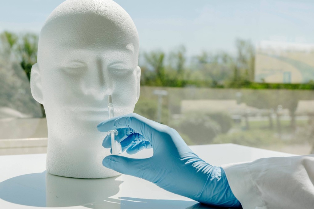 A growing cohort of virologists are proposing we spray Covid-19 vaccines up people’s noses rather than inject them into arms. Photo: Bloomberg Businessweek