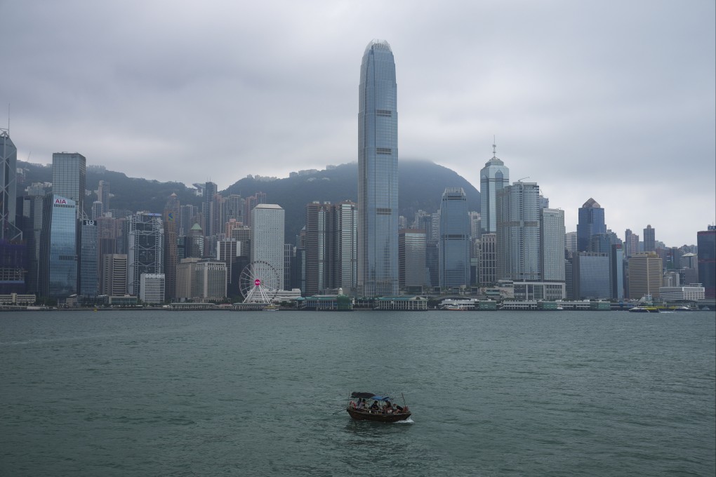 Cloudy weather is seen at the waterfront of Victoria Harbour in Tsim Sha Tsui. Photo: Sam Tsang