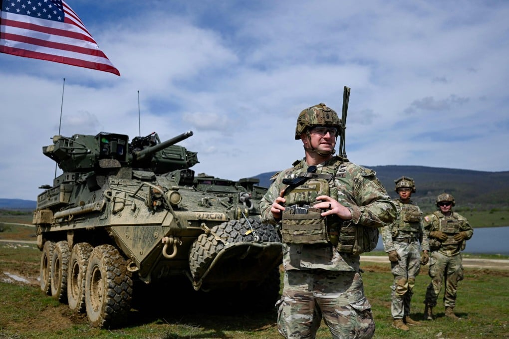 The US has an entrenched industrial military complex that thrives on selling and exporting guns, weapons and war, writes Chandran Nair. Photo: AFP