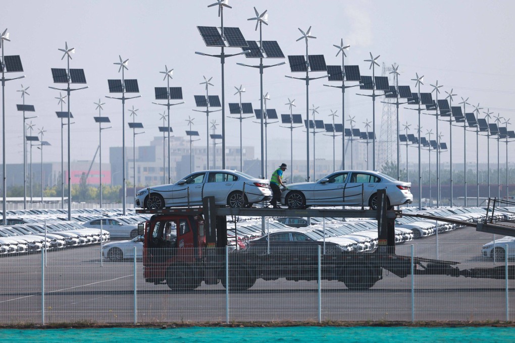 Car sales in China fell by more than 60 per cent in April. Photo: AFP