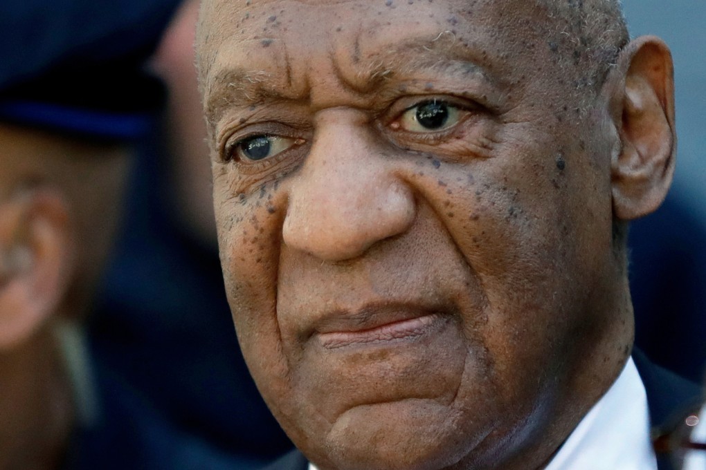 Bill Cosby pictured leaving a courthouse in 2018 after being found guilty of sexual assault. Photo: AP