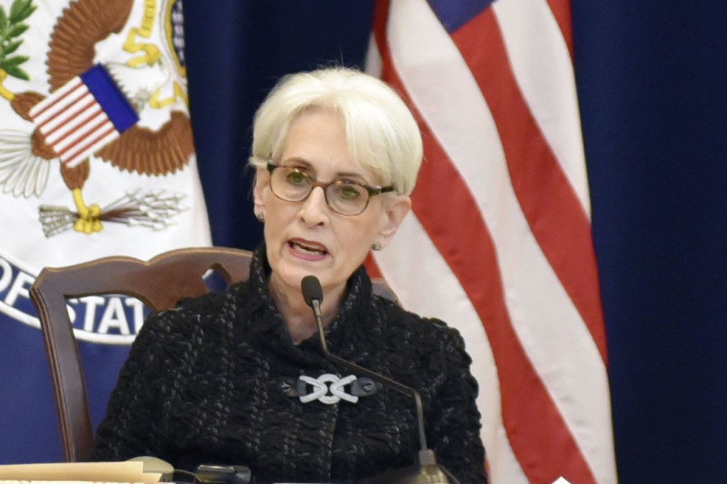 US Deputy Secretary of State Wendy Sherman will meet with officials from Japan, South Korea, the Philippines, Vietnam and Laos during her nine-day trip. Photo: Kyodo