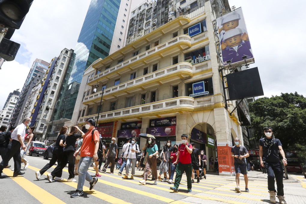 A historic four-storey verandah-type shophouse in Tsim Sha Tsui. Photo: SCMP
