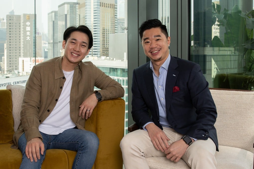 Butler founders Angues Chan (left) and Jonathan Lam (right) are seeking to modernise property-management practices in Hong Kong. Photo: Handout