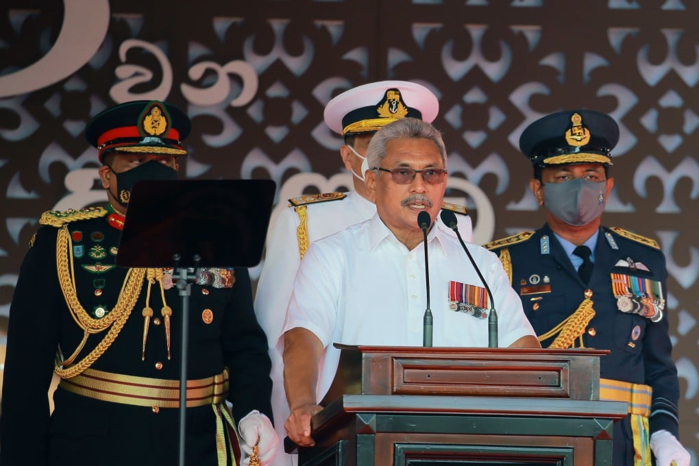 Sri Lankan President Gotabaya Rajapaksa has vowed to finish the last two years of his five-year term despite months-long protests. File photo: Xinhua