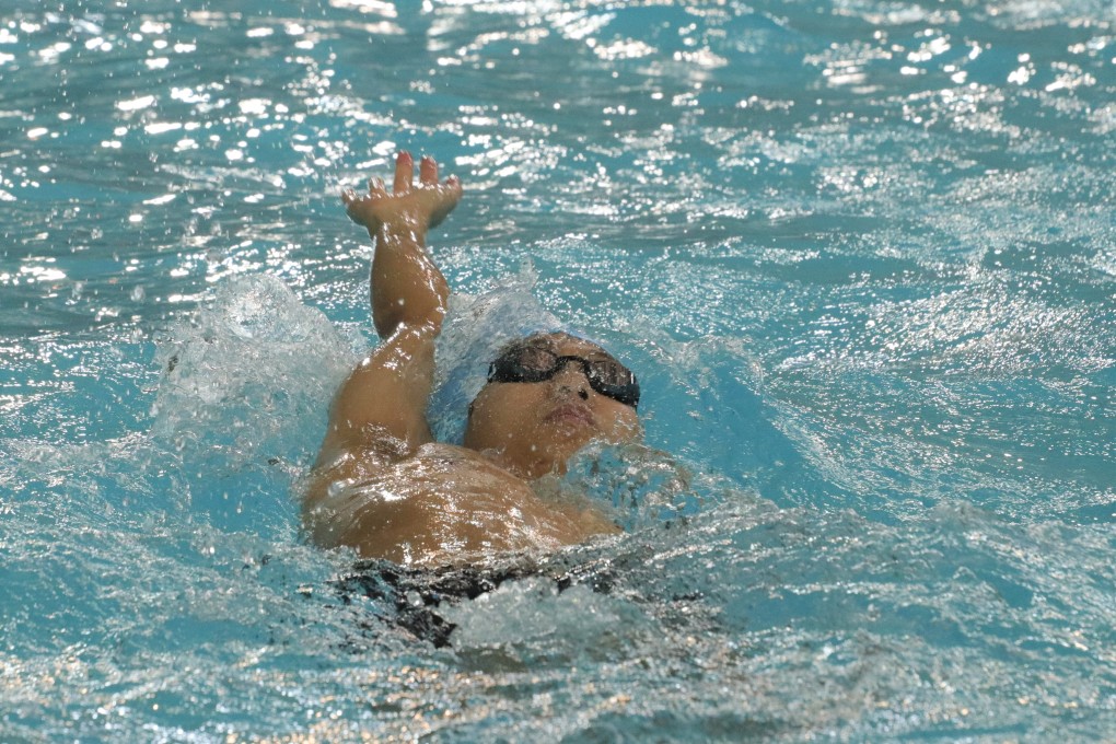 Backstroke is Hayden Kwan’s main focus. Photo:  Shirley Chui
