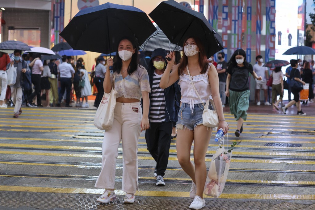 The amber warning was issued twice on Tuesday. Photo: Edmond So