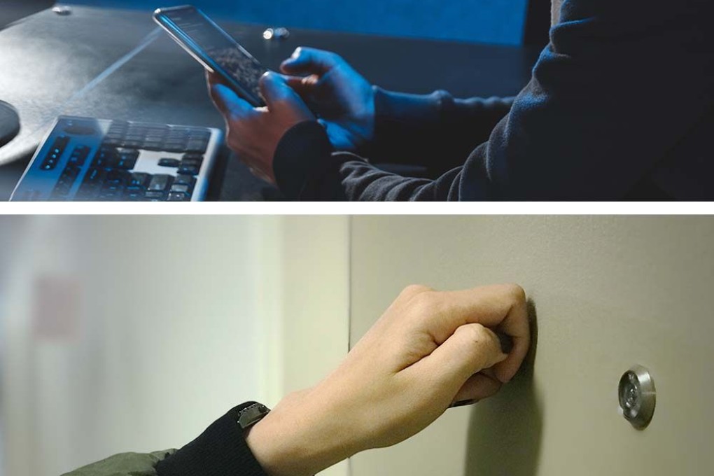 A man was detained in China after he posed as his ex-girlfriend online and two men showed up at her door. Photo: SCMP composite