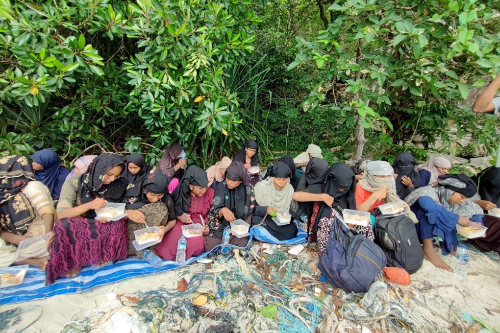Rohingya refugees after Thai officials found them on Dong island, near the Thai-Malaysia. Photo: EPA-EFE