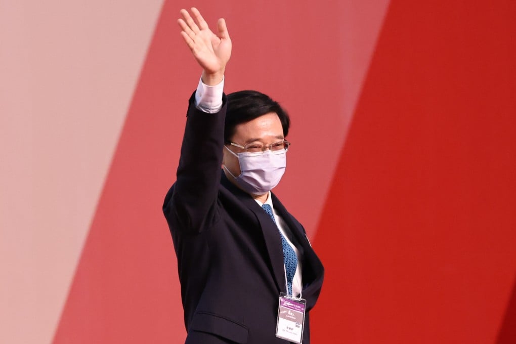 Hong Kong’s incoming leader John Lee. Photo: K. Y. Cheng