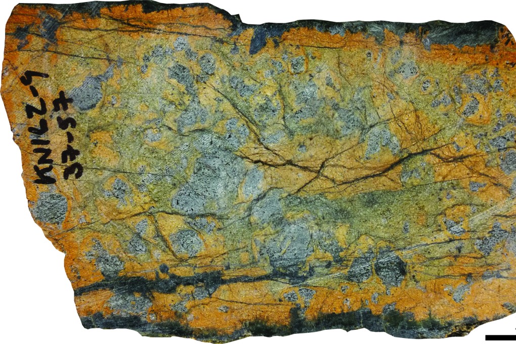 The rocks studied were among samples received in 2017 from a senior US scientist. Photo: Liu Chuanzhou