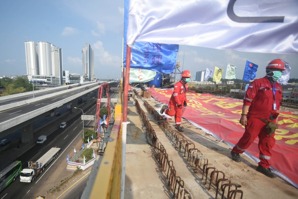 Indonesia owes Beijing more than $US22 billion dollars for projects like the China-built Jakarta-Bandung high-speed-railway. Some critics believe these projects lead countries into China’s “debt trap” Photo: Xinhua